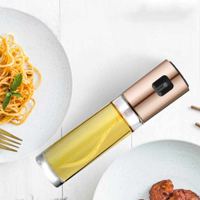 Oil Spray Bottle for Cooking – Refillable Glass Kitchen Mister