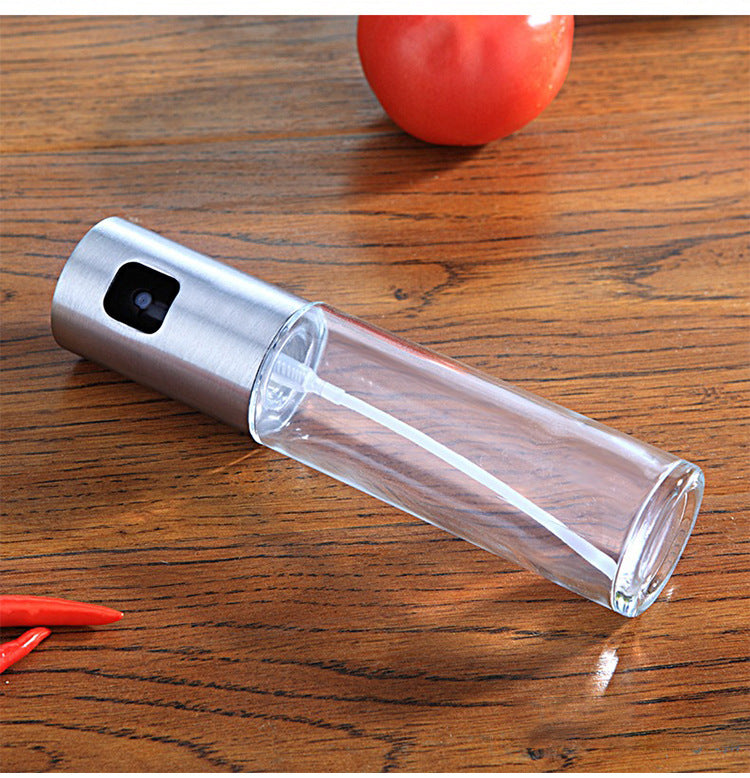 Oil Spray Bottle for Cooking – Refillable Glass Kitchen Mister