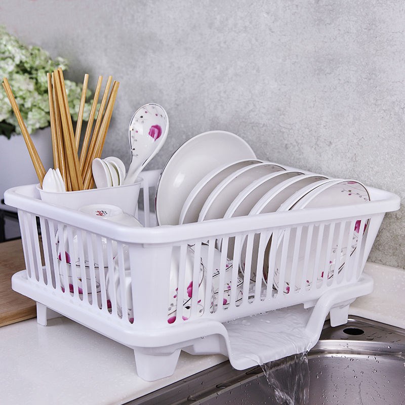 Kitchen Drain Dish Rack – Countertop Drying Organizer