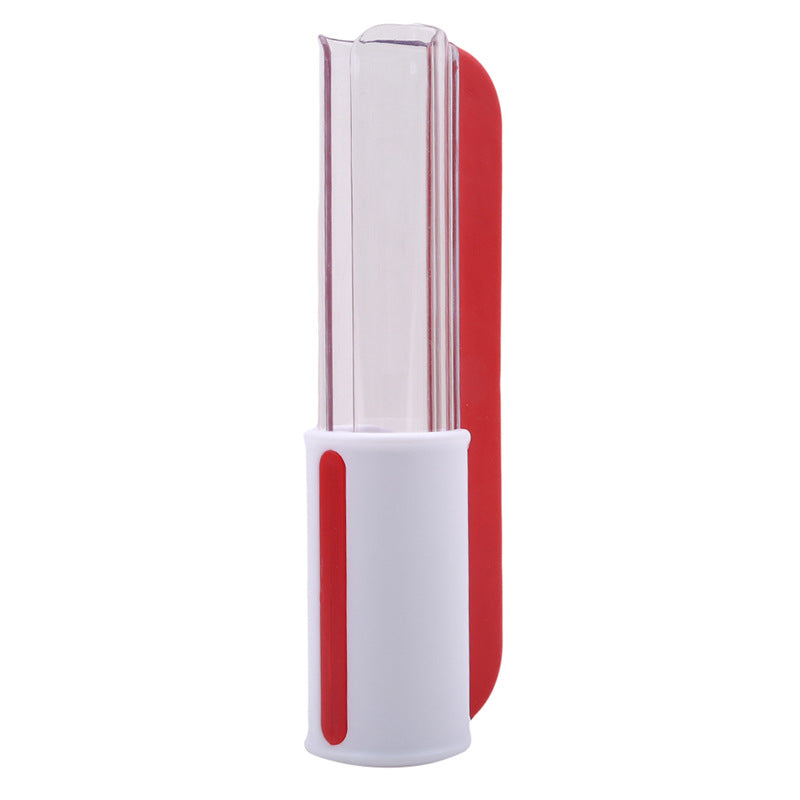 Red and white object on a white background