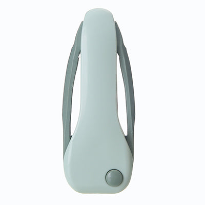Light gray phone case with a strap on a white background