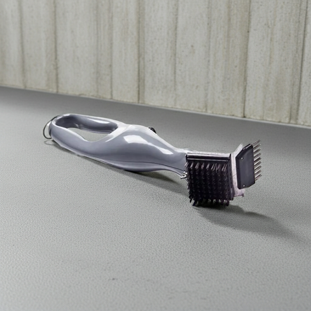 Stainless Steel BBQ Grill Cleaning Brush – Steam-Powered Scraper for Gas, Charcoal & Ceramic Grills